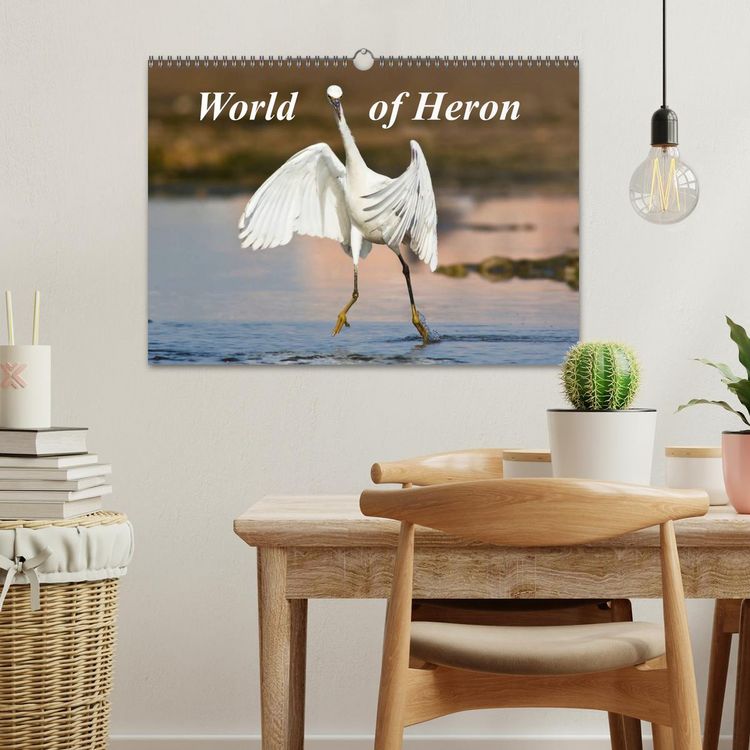 Produktbild: World of Heron (Wall Calendar 2026 DIN A3 landscape), CALVENDO 12 Month Wall Calendar