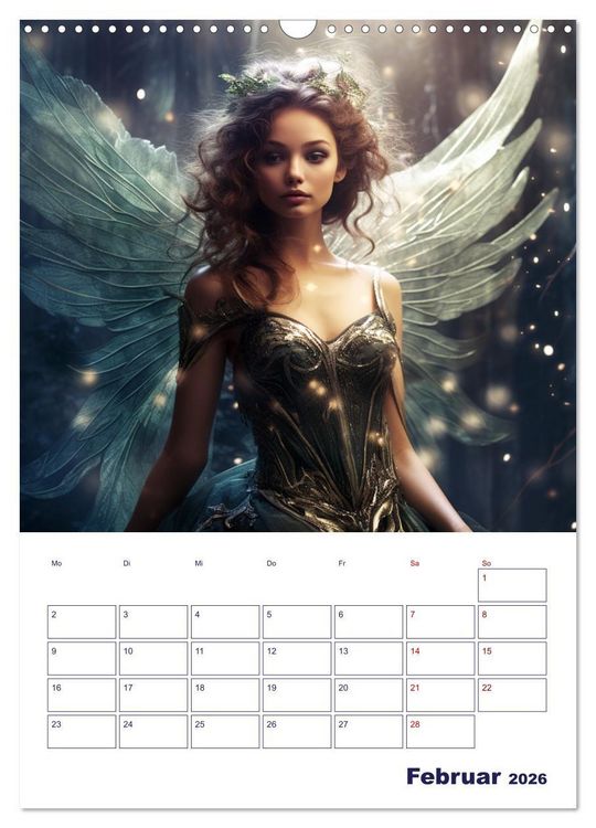Produktbild: Die wundersame Welt der Zauberwesen (Wandkalender 2026 DIN A3 hoch), CALVENDO Monatskalender