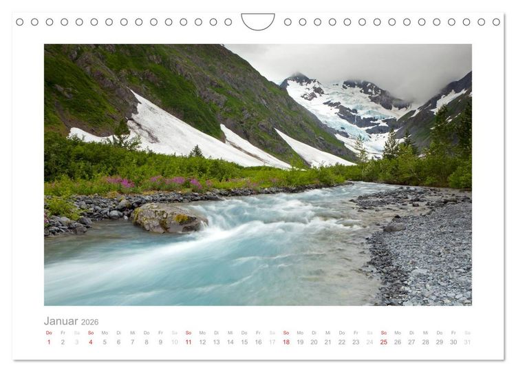 Produktbild: Alaska 2026 (Wandkalender 2026 DIN A4 quer), CALVENDO Monatskalender