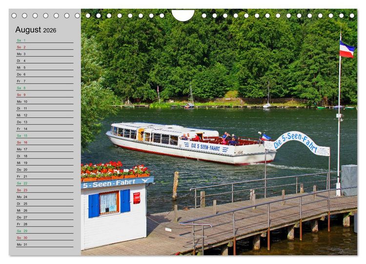 Produktbild: Ein Sommer in Malente (Wandkalender 2026 DIN A4 quer), CALVENDO Monatskalender