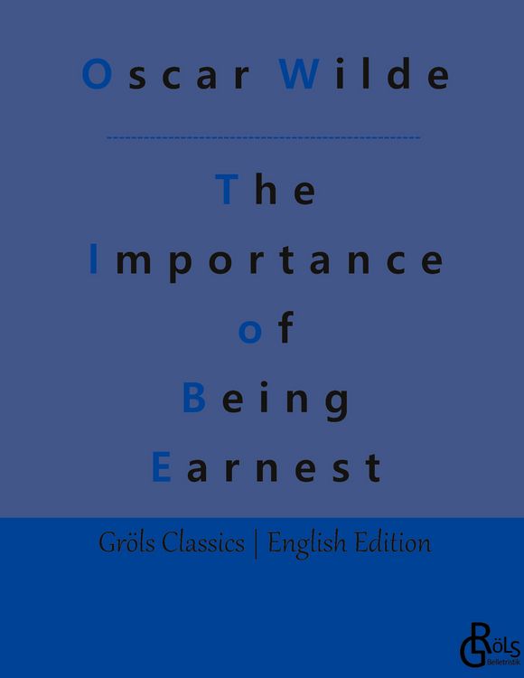 Produktbild: The Importance of Being Earnest