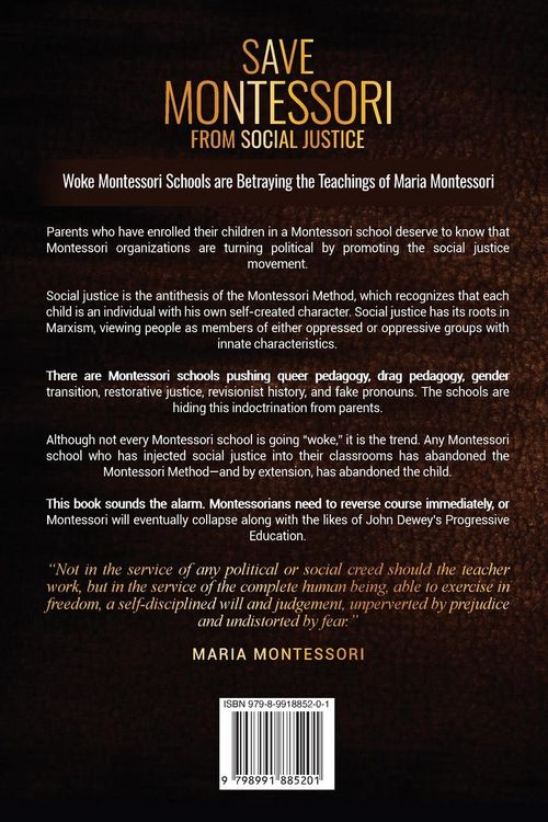 Produktbild: Save Montessori from Social Justice