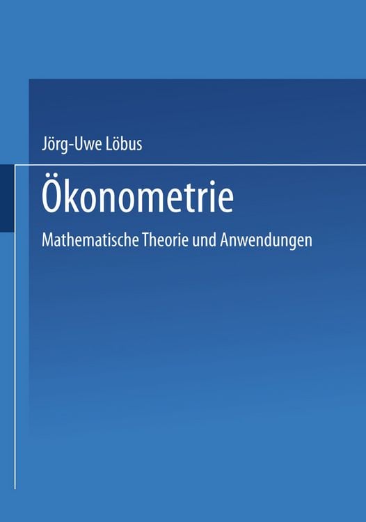 Produktbild: &Ouml;konometrie