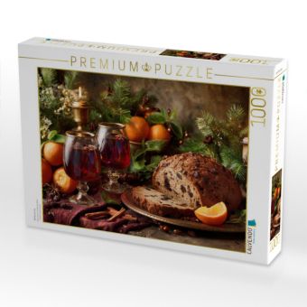 Produktbild: CALVENDO Puzzle Winterw&uuml;rze & Festtagsbrot ein Genuss, der das Herz w&auml;rmt | 1000 Teile Lege-Gr&ouml;&szlig;e 64x48cm Foto-Puzzle f&uuml;r gl&uuml;ckliche Stunden