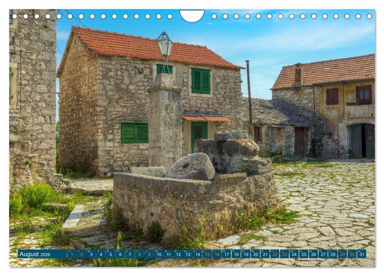 Produktbild: Insel Hvar - Der sonnigste Platz der Adria (Wandkalender 2026 DIN A4 quer), CALVENDO Monatskalender