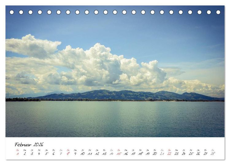 Produktbild: Unterwegs am Bodensee (Tischkalender 2026 DIN A5 quer), CALVENDO Monatskalender