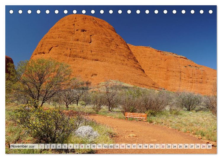 Produktbild: Australien - "Nur wo Du zu Fu&szlig; warst, bist Du wirklich gewesen" (Tischkalender 2026 DIN A5 quer), CALVENDO Monatskalender