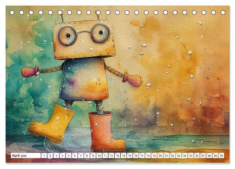 Produktbild: Leevi - Ein Freund zum Tr&auml;umen und Staunen (Tischkalender 2026 DIN A5 quer), CALVENDO Monatskalender