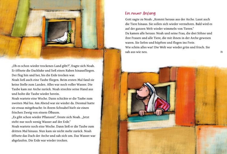 Produktbild: Die bunte Kinderbibel f&uuml;r dich. Farbenfroh illustrierte Bibel mit den wichtigen Bibelstellen. Spielerisch den Glauben entdecken: Christliche Kindergeschichten f&uuml;r Erstleser ab 6 Jahren