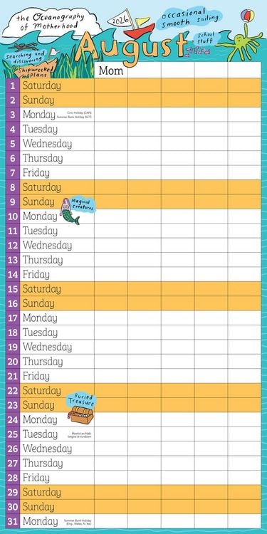 Produktbild: Mom's Family Wall Calendar 2026