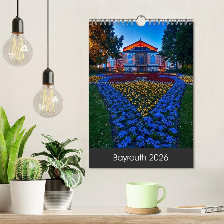 Produktbild: Bayreuth 2026 (Wandkalender 2026 DIN A4 hoch), CALVENDO Monatskalender