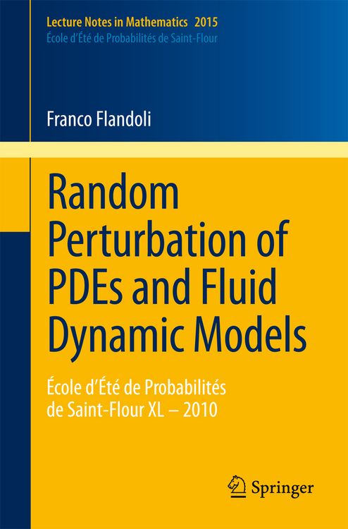 Produktbild: Random Perturbation of PDEs and Fluid Dynamic Models