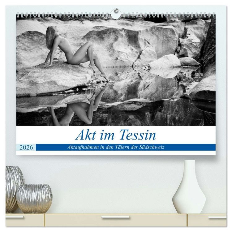 Produktbild: Akt im Tessin (hochwertiger Premium Wandkalender 2026 DIN A2 quer), Kunstdruck in Hochglanz