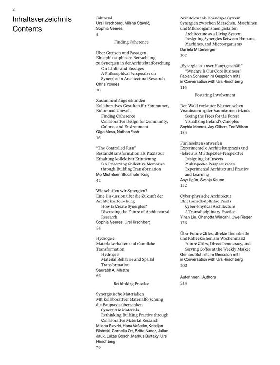 Produktbild: Synergies: Building Collaborations in Architectural Research