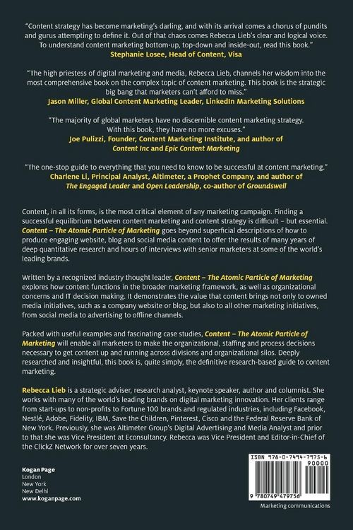 Produktbild: Content - The Atomic Particle of Marketing