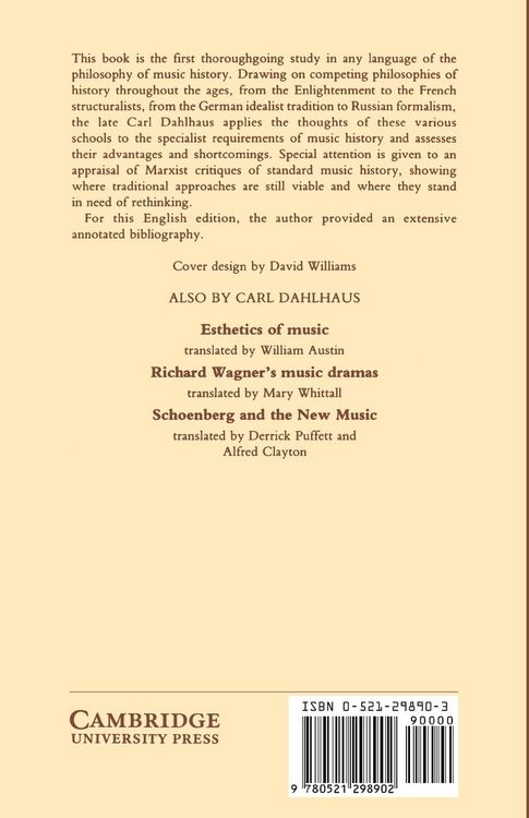 Produktbild: Foundations of Music History