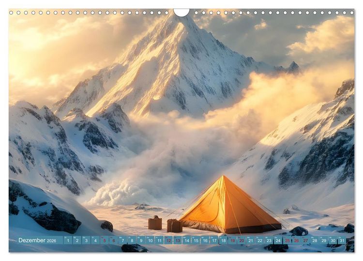 Produktbild: Camping Extreme (Wandkalender 2026 DIN A3 quer), CALVENDO Monatskalender