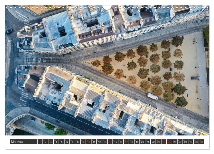 Produktbild: Bonjour Paris (Wandkalender 2026 DIN A3 quer), CALVENDO Monatskalender