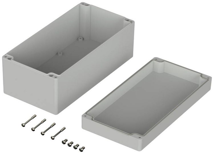 Produktbild: Bopla EUROMAS M 242 VO 02242094 Industrie-Geh&auml;use 240 x 120 x 100 Polycarbonat V0 Lichtgrau (RAL 7035) 1 St.