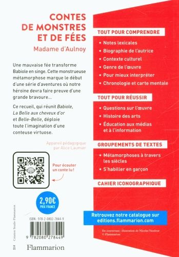 Produktbild: Contes de monstres et de f&eacute;es