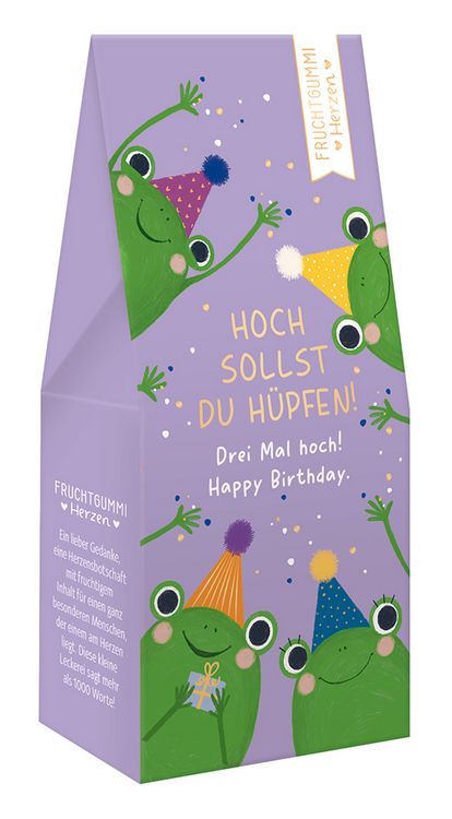 Produktbild: Fruchtgummi 70g Hoch sollst du h&uuml;pfen!