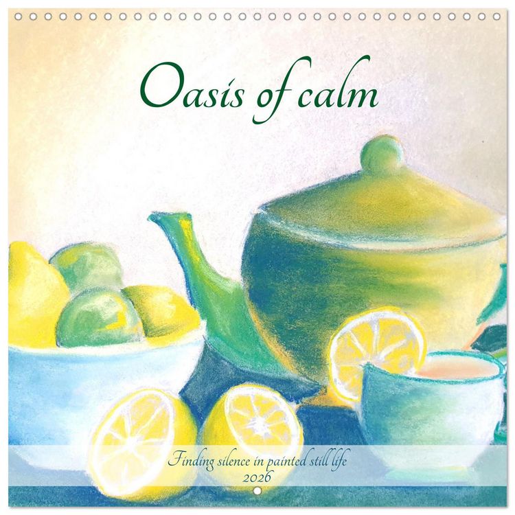 Produktbild: Oasis of calm - Finding silence in painted still life (Wall Calendar 2026 12 &times; 12 Inch) CALVENDO 12 Month Wall Calendar