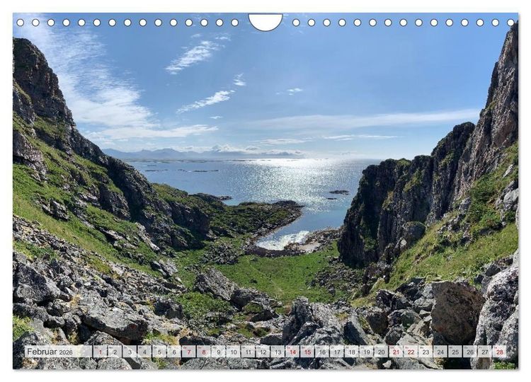 Produktbild: Wandern in Norwegen - Einklang von Gebirge und Meer (Wandkalender 2026 DIN A4 quer), CALVENDO Monatskalender