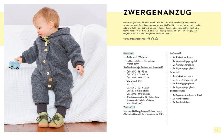 Produktbild: Mini-Masterclass &ndash; N&auml;hen mit Walkstoffen f&uuml;r Kids