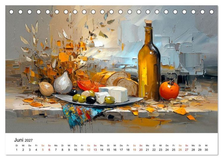 Produktbild: K&uuml;chen Poesie (Tischkalender 2027 DIN A5 quer), CALVENDO Monatskalender