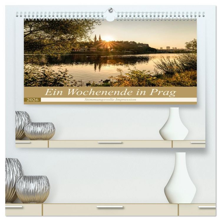Produktbild: Ein Wochenende in Prag (hochwertiger Premium Wandkalender 2026 DIN A2 quer), Kunstdruck in Hochglanz
