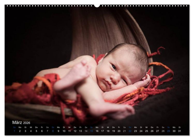 Produktbild: Baby - s&uuml;&szlig;e Tr&auml;ume (Wandkalender 2026 DIN A2 quer), CALVENDO Monatskalender