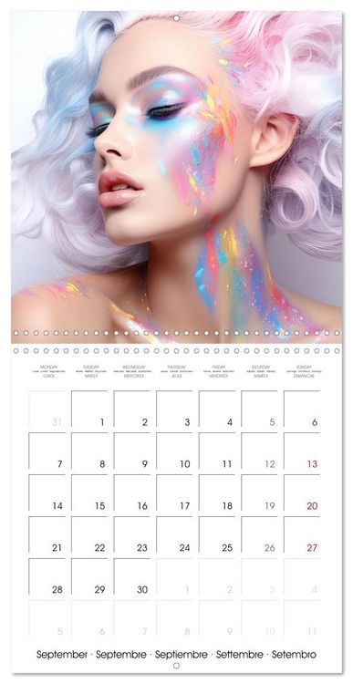 Produktbild: Fascination artful hair (Wall Calendar 2026 12 &times; 12 Inch) CALVENDO 12 Month Wall Calendar