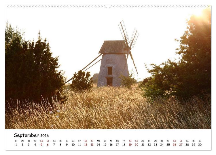 Produktbild: Gotland Impressionen (hochwertiger Premium Wandkalender 2026 DIN A2 quer), Kunstdruck in Hochglanz