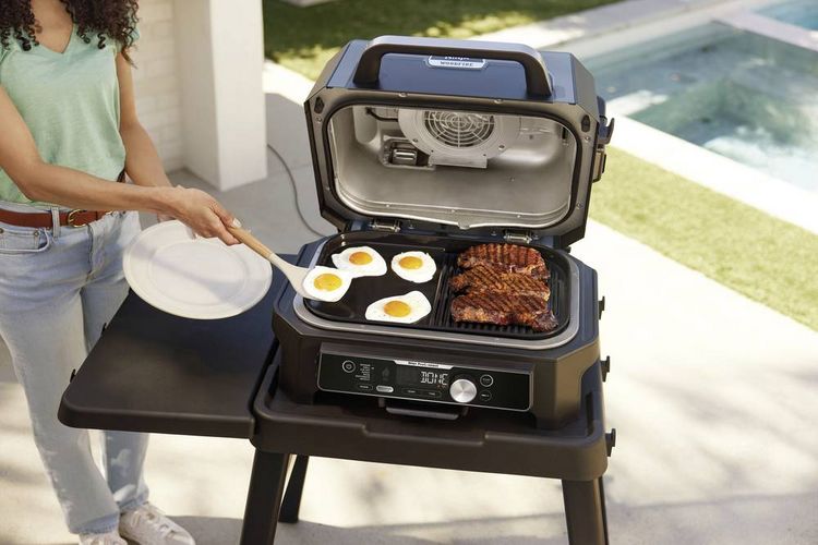 Produktbild: Ninja Woodfire XL Grillplatte Schwarz