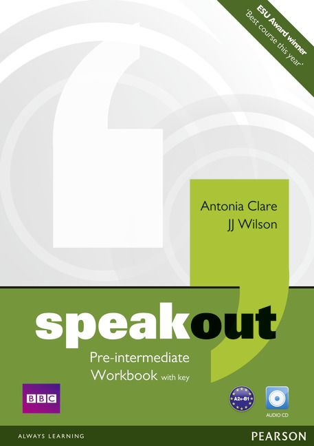 Produktbild: Clare, A: Speakout Pre Intermediate Workbook with Key and Au