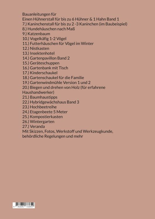 Produktbild: Gartenbauten aus Holz