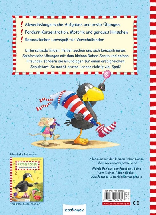 Produktbild: Der kleine Rabe Socke: Fehler finden mit dem kleinen Raben Socke
