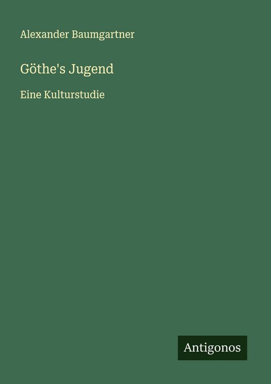 Produktbild: G&ouml;the's Jugend