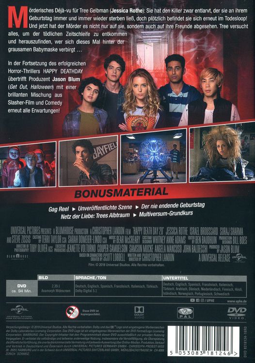 Produktbild: Happy Deathday 2U