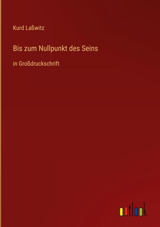 Produktbild: Bis zum Nullpunkt des Seins