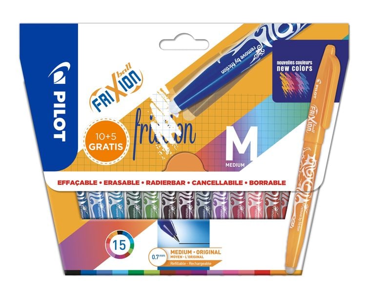 Bild vom Artikel PILOT Tintenroller FriXion Ball 0.7 (M) 15er Set vom Autor 