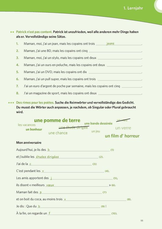 Produktbild: Das gro&szlig;e &Uuml;bungsbuch Franz&ouml;sisch 1.-4. Lernjahr