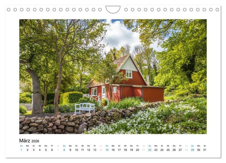 Produktbild: Sehnsucht nach Bornholm (Wandkalender 2026 DIN A4 quer), CALVENDO Monatskalender