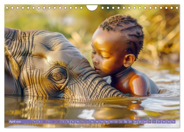 Produktbild: Afrika begeistert - Afrikas Sch&ouml;nheit (Wandkalender 2026 DIN A4 quer), CALVENDO Monatskalender