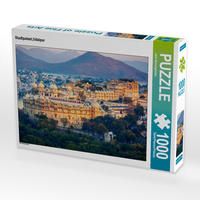 Produktbild: CALVENDO Puzzle Stadtpalast,Udaipur | 1000 Teile Lege-Gr&ouml;&szlig;e 64x48cm Foto-Puzzle f&uuml;r gl&uuml;ckliche Stunden