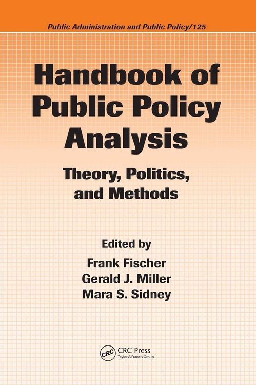 Produktbild: Handbook of Public Policy Analysis