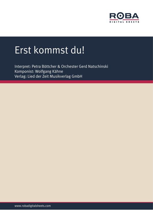 Produktbild: Erst kommst du!