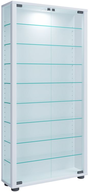 Produktbild: Holz Glas Stand Vitrine Sammelvitrine Lumo Maxi