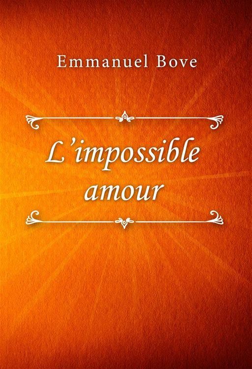 Produktbild: L'impossible amour