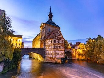 Produktbild: CALVENDO Puzzle Rathaus Bamberg | 1000 Teile Lege-Gr&ouml;&szlig;e 64x48cm Foto-Puzzle f&uuml;r gl&uuml;ckliche Stunden